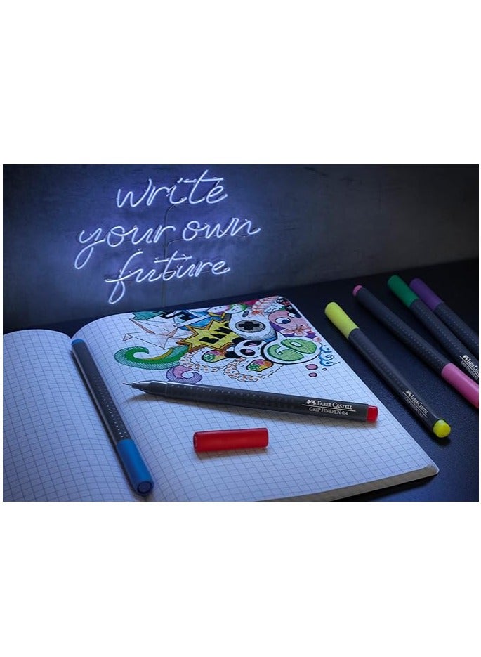 FABER-CASTELL قلم فابر-كاستل جريب رفيع 0.4 مم مجموعة من 20 لون - Image 5