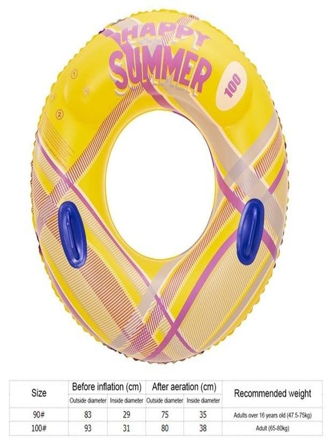 Homava Swim Rings Pool Party Swim Tube for Kids Swimming Learing Ring for Water Safety Tube for Summer Swimming, Beach, Girls and Boys Tube Inflatable Ring (100 Cm,Multicolor) - Image 3