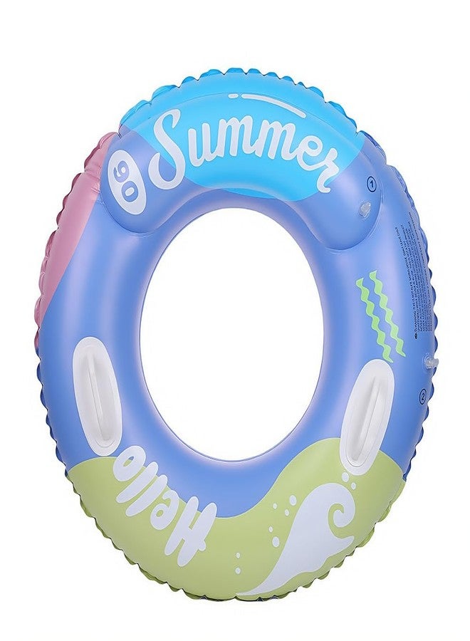 Homava Swim Rings Pool Party Swim Tube for Kids Swimming Learing Ring for Water Safety Tube for Summer Swimming, Beach, Girls and Boys Tube Inflatable Ring (100 Cm,Multicolor) - Image 1