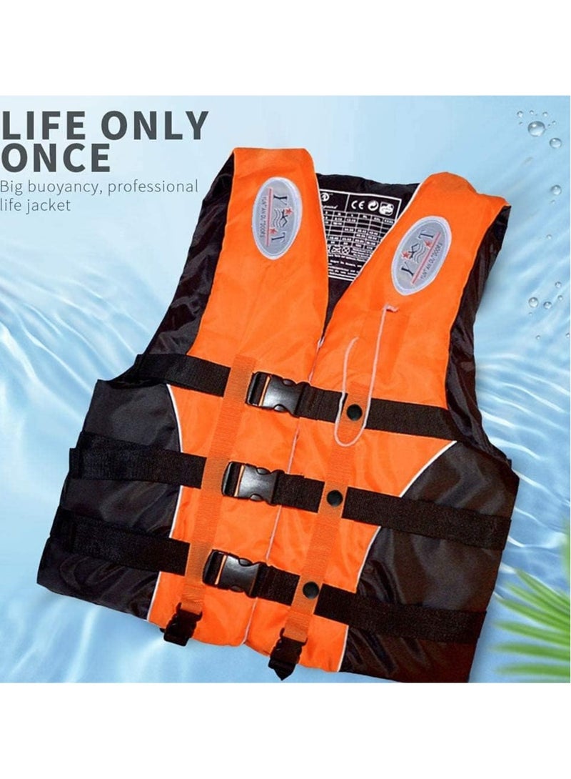 REBENUO Swimming jacket, latest style, safety jackets, size Large (orange) - Image 5