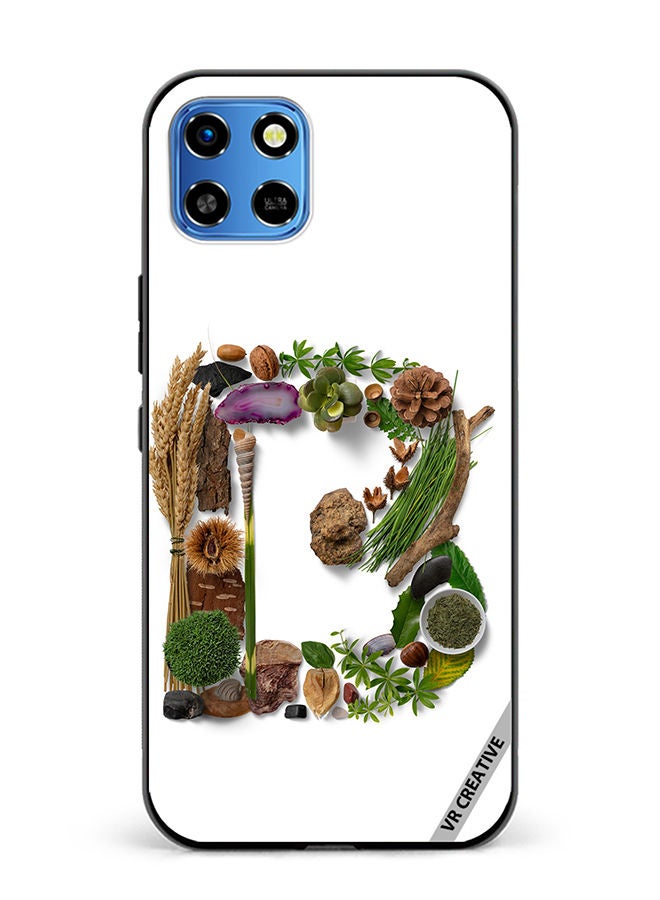 VR CREATIVE Protective Case Cover For Infinix Smart 6 HD Alphabet B Design Multicolour - Image 1