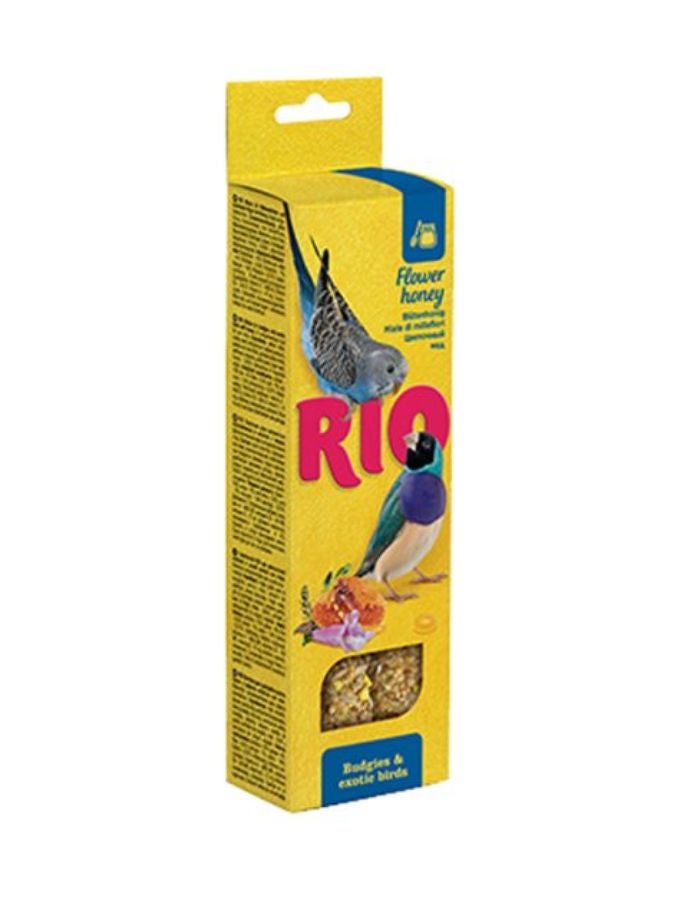 RIO Sticks for Budgies & Exotic Birds with Honey – Nutritious Treats 2×40g