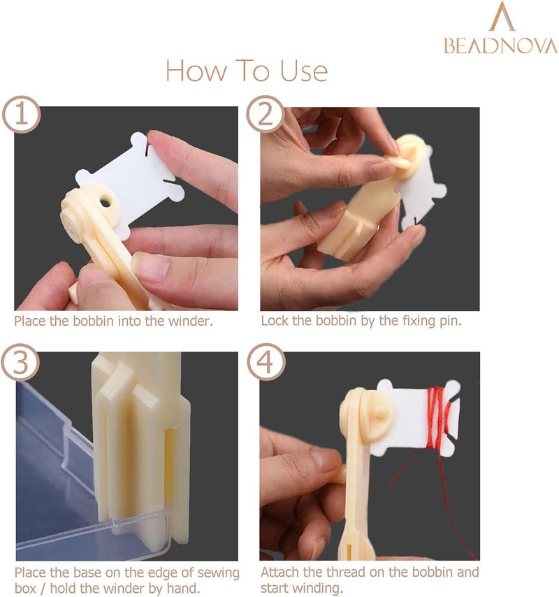 BEADNOVA بياد نوفا جهاز لف الخيوط للتطريز - Image 4