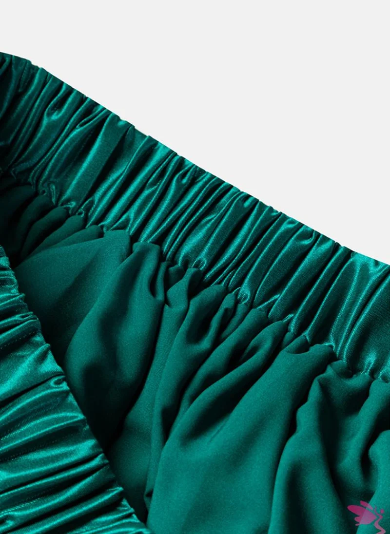 يونيكي Teal Pleated Maxi Skirt