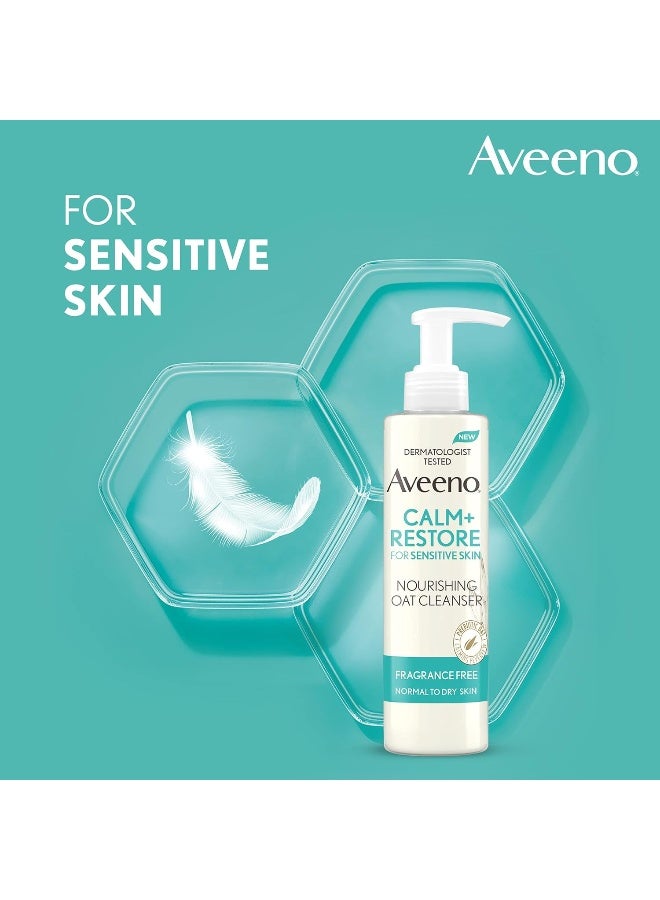 Aveeno Face Calm+Restore Nourishing Oat Cleanser - Image 3
