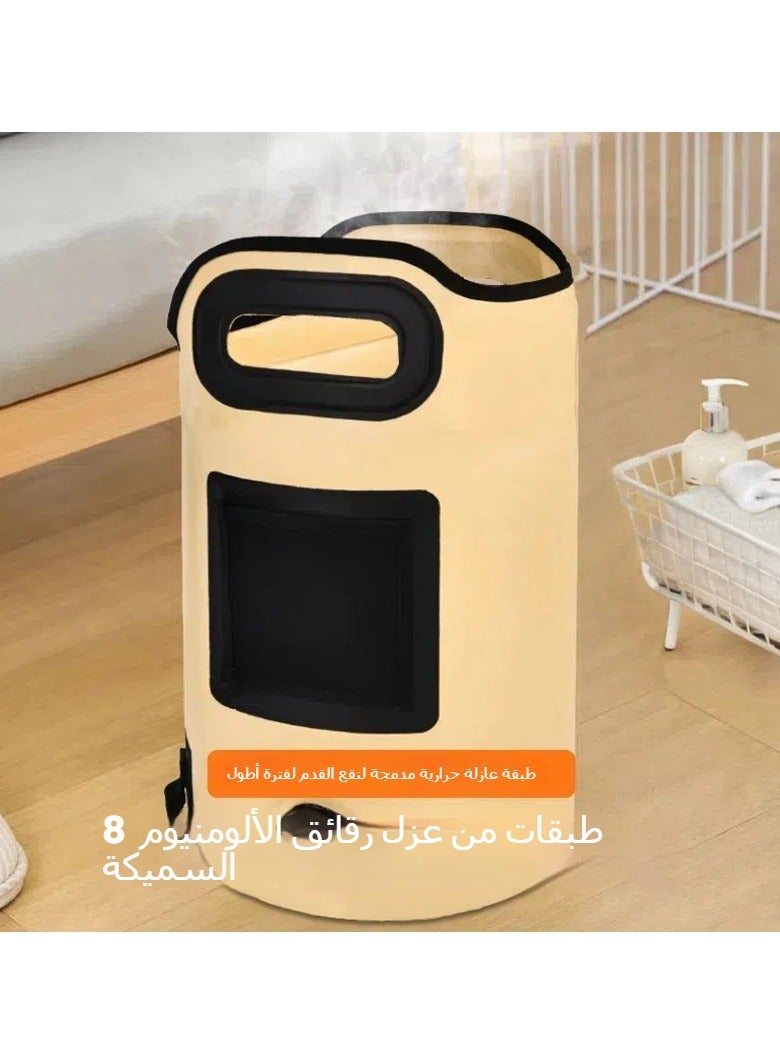 general Travel folding foot soaking bucket Household calf multi-functional portable foot soaking bag Height insulation foot washing bucket 20L - Image 3