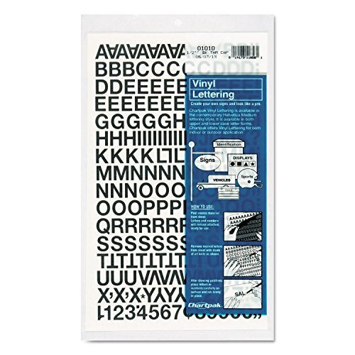 Chartpak® Press-On Vinyl Letters & Numbers - Image 2