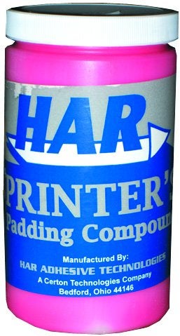 H A R HAR Padding Compound Red For Making Notepads - Quart - Image 3