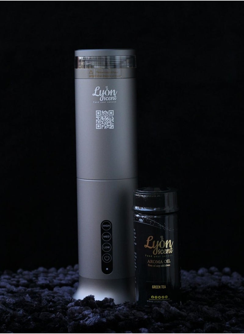 LYON SCENT Elegant Diffuser Machine, Rechargeable Air Freshener Machine with Remote  - Image 2