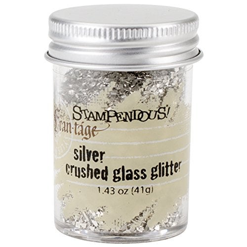 Stampendous Glass Glitter 1.43 Ounces-Silver - Image 4