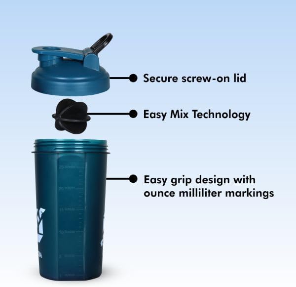 نيفيا زجاجة رياضية Electra – 700 مل، أزرق، قابلة لإعادة الاستخدام للترطيب أثناء الجيم وركوب الدراجات والأنشطة الخارجية - Image 3