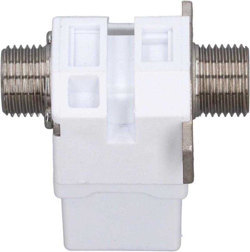 G1 / 2 Cold Water Inlet Valve, Left Fixed Pressured Solenoid Valve 12V, Copper Material - Backflow Prevention, Detachable Filter, Ideal for Heaters and Washers - Image 2