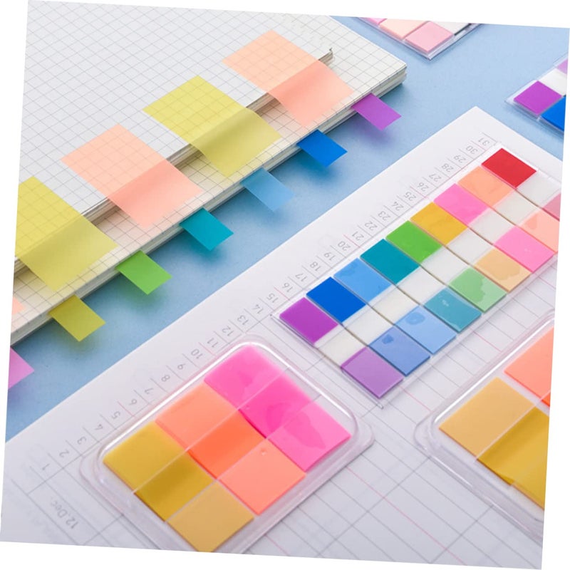 Translucent Sticky Tabs Page Markers Index Dividers 1800 Pcs 2 Sets Yellow - Image 5