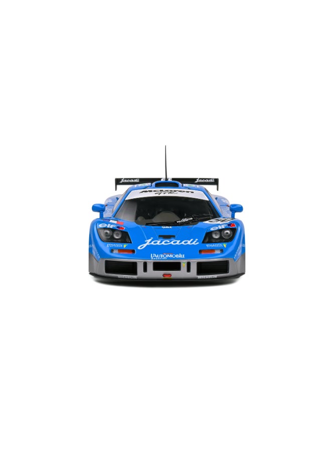 Solido McLaren F1 GTR Short Tail Blue #50 Giroux/Grouillard/Deletraz 24H Le Mans 1995 Diecast Model Car, 1:18 Scale, Opening Front Doors, Steerable Wheels, Collector Display Model - Image 1
