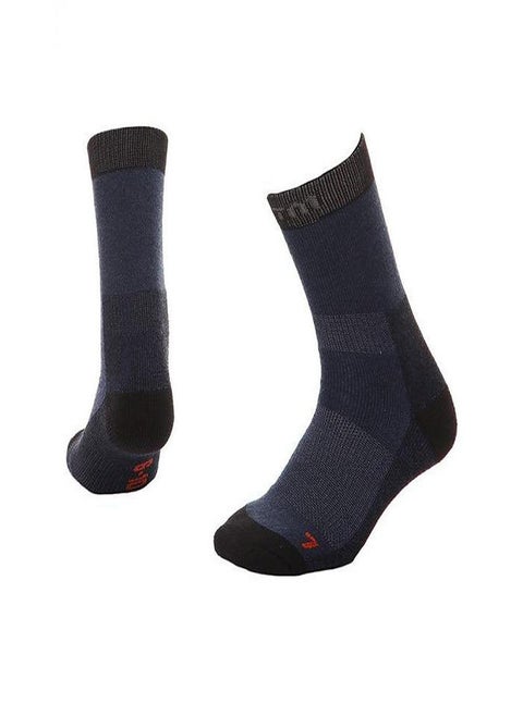 XTM by ADVENTURE HQ Tasman II Sock - Non-slip Comfort Band | Compression Zones For a Great Fit | 40% Australian Merino 40% Acrylic 15% Polyester 5% Elastane