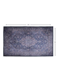 Status Contract Status Contract Rugs for Living Room | (3ft x 5ft) (Print) Carpet for Living Room Decor | Anti Skid Backing Home Essentials | Boho Rugs for Living Room, ice Velvet, Multicolor, Rectangular  - Image 2