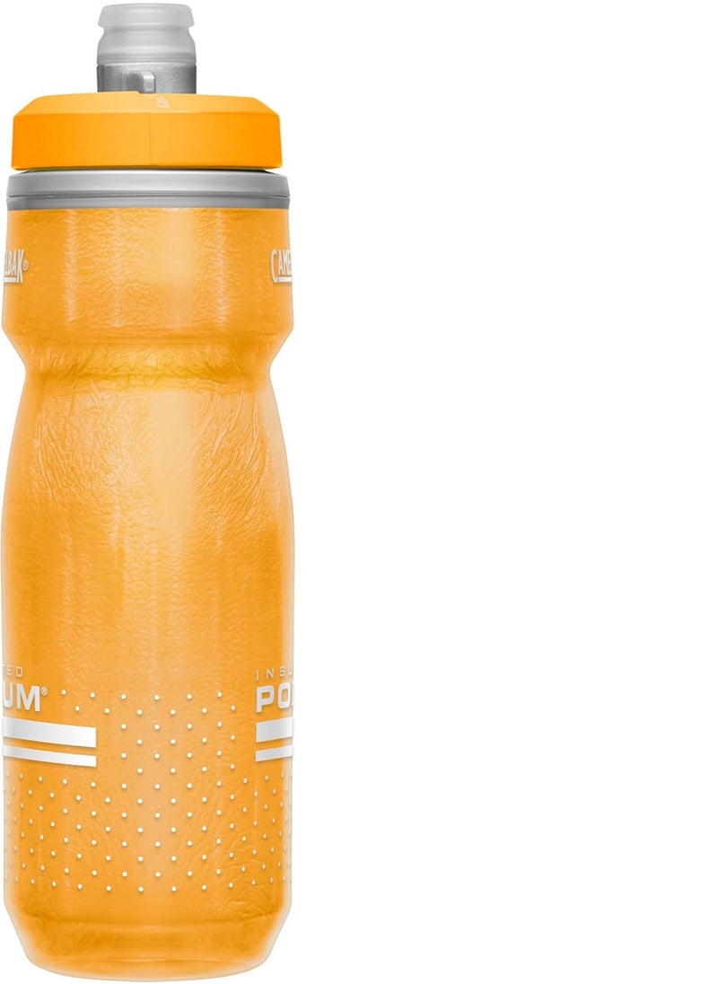 CAMELBAK CamelBak Podium Chill Insulated Bike Water Bottle - Easy Squeeze Bottle - Fits Most Bike Cages - 21oz, Orange  - Image 2