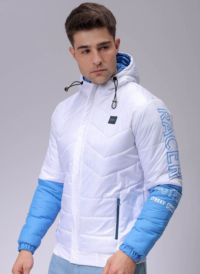 The Indian Garage Co Men Slim Fit Mix & Match Puffer Jackets  - Image 3