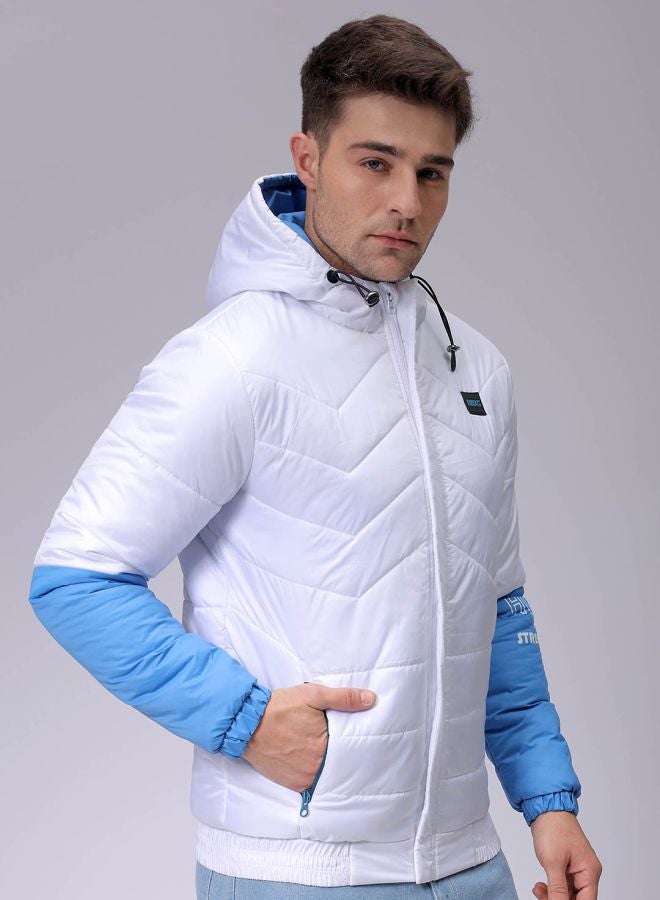 The Indian Garage Co Men Slim Fit Mix & Match Puffer Jackets  - Image 4