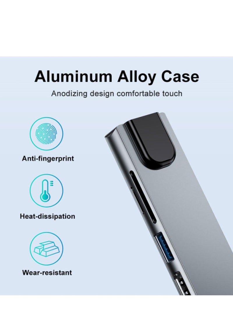 ELTRAZONE 8-in-1 USB C Hub Docking Station – Type C Hub with HDMI 4K@60Hz, Ethernet, and Power Delivery - Image 5