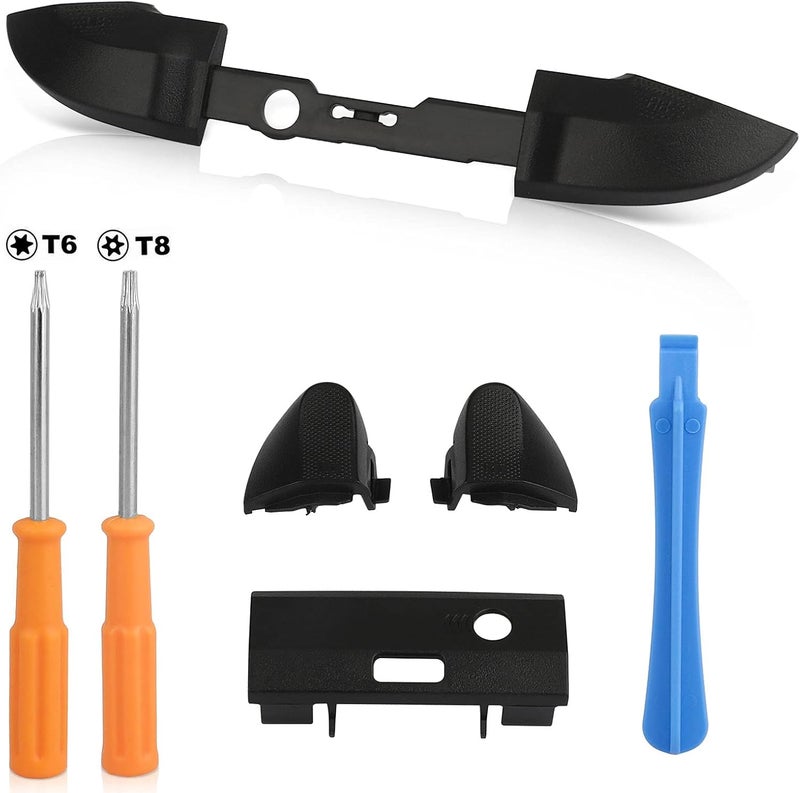 EEEKit Replacement LB RB LT RT Bumper Trigger Buttons Set, Bumper Buttons with T6 T8 Screwdriver Repair Parts Kit Compatible with Xbox Series X & Xbox Series S Controller - Image 1