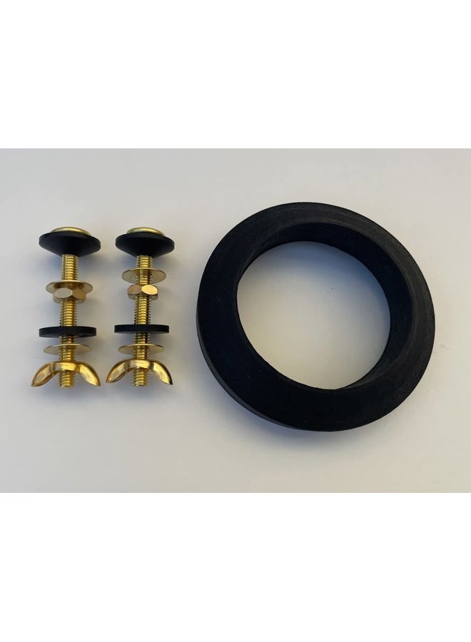 Okala Plumbing Supply Universal Tank to Bowl Kit for most Toilets with 3” Flush Valves - Image 1