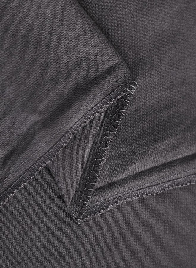 NTBAY Toddler Bedding Set - 4 Piece Soft and Breathable Crib Bedding Set for Boys and Girls, Includes Quilted Comforter, Fitted Sheet, Flat Top Sheet and Envelope Pillowcase, Dark Grey - Image 5
