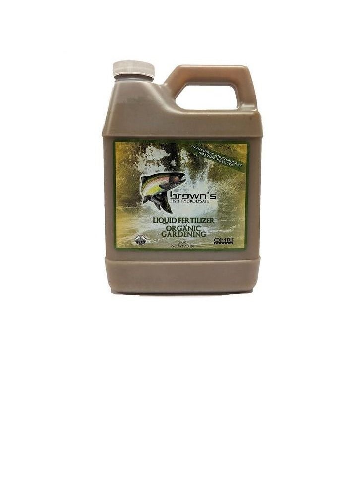 BROWN'S - Brown Fish Hydrolysate Bio Fertilizer 77% Organic Matter 4Ltr - Image 1