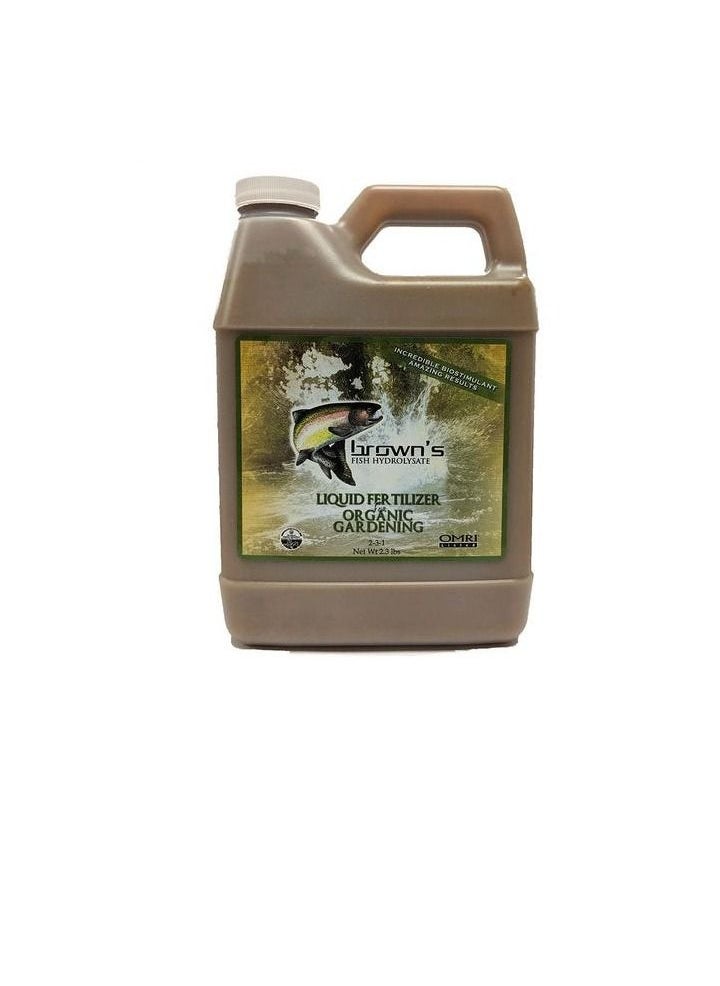 BROWN'S - Brown Fish Hydrolysate Bio Fertilizer 77% Organic Matter 4Ltr - Image 1