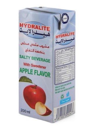 Hydralite Solution Salty Beverage With Sweetener Apple  Flavor 200 Ml - pzsku/Z12E2ED4A6EC2CAF29334Z/45/_/1708601006/dc5f6db5-d2a7-4b9c-b74c-c2be64909993