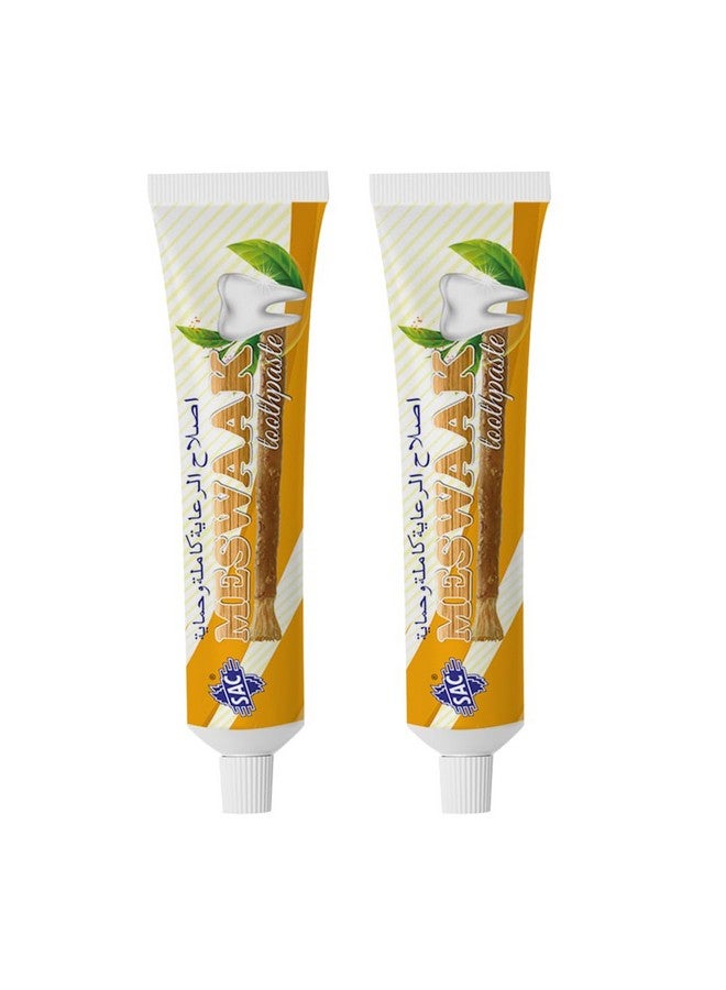 SAC SAC Herbal Miswak Toothpaste | Fluoride-Free Formula | Natural Toothpaste with Miswak Essence for Oral & Gum Health | Organic and Ayurvedic | Your Ultimate Whitening Toothpaste | 200gm - Image 2