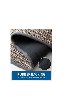 Kitchen Mat and Rugs [1 PCS] 40x120 cmWaterproof Non-Skid Natural Rubber Kitchen Mats for Floor Runner Rugs Set for Kitchen, Floor Home,Laundry Room