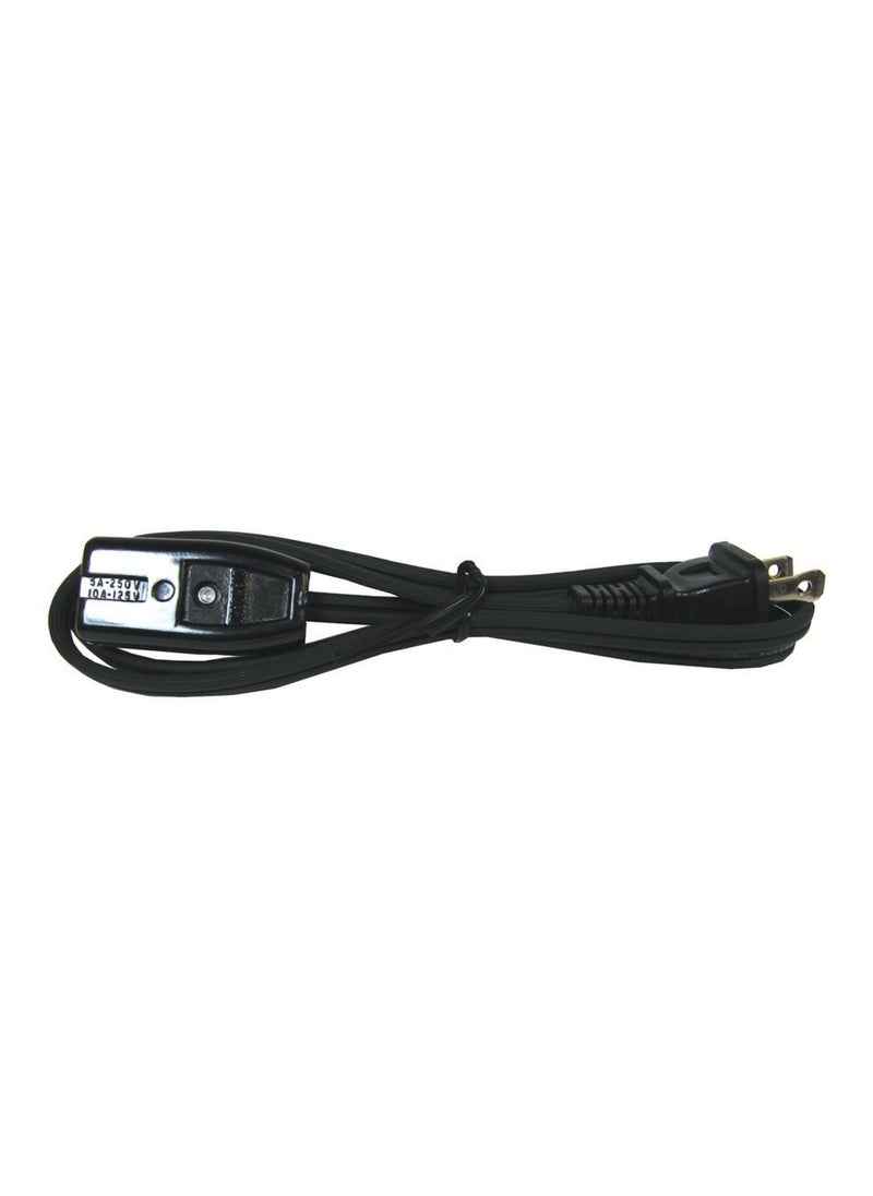 Woods Woods 0293 Coleman Hpn Mini Replacement Extension Cord; 18/2; 2-Foot; Black  - Image 1