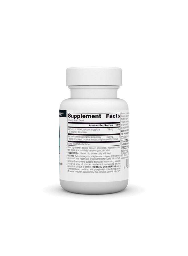 Source Naturals Turmeric with Meriva, for Healthy Inflammatory Response*, 500mg - 30 Tablets - Image 2