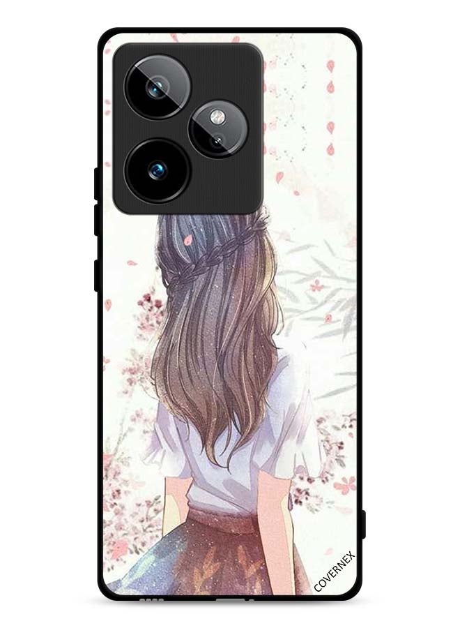 Covernex Realme GT 7T 5G Protective Case Cover Cute Girl In Deep Thinking