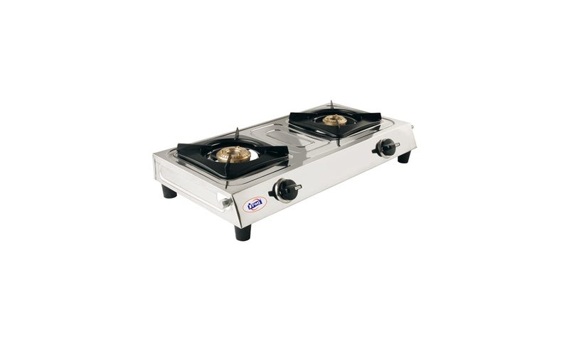 Jyoti 2 Burner Stainless Steel Top Gas Stove Jyoti 201 SS Non Auto - Image 1