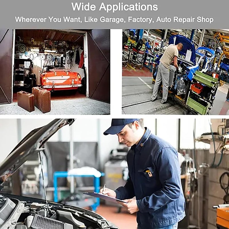 Digital Car Battery Tester 12V with Copper Clips LED Display for Motorcycle Boat - Image 4