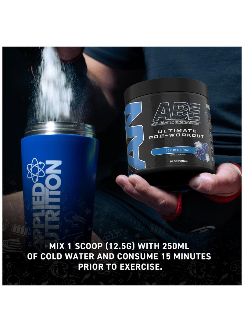 Abe Ultimate Pre Workout  Icy Blue Raz, Flavour 30 Servings