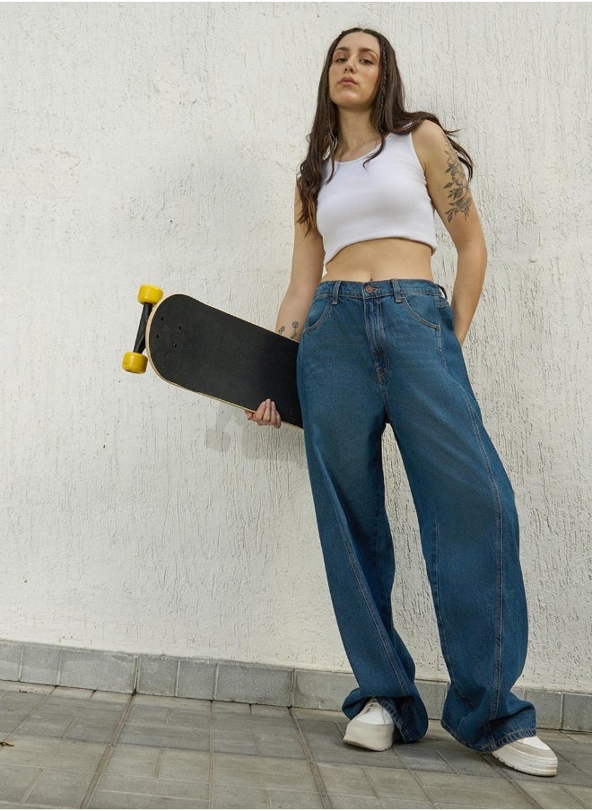 Hubberholme Indigo Jeans For Women  - Image 1