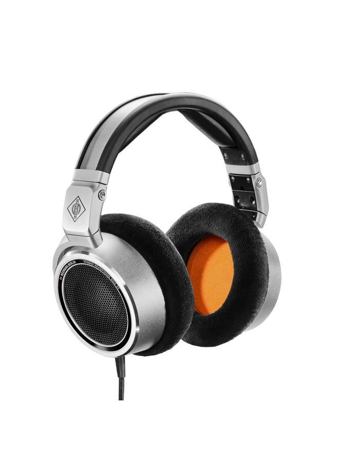 NEUMANN NDH 30 Dynamic Open Back Studio Headphone for Professional Mixing, Mastering, Twitch, YouTube, Podcast, Production, High Definition Music Listening, Titanium 509111, Large, Wired - Image 1