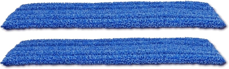 Real Clean 18 Inch Premium Microfiber Wet Mop Pads for Commercial Microfiber Mops (Pack of 2) - Image 1