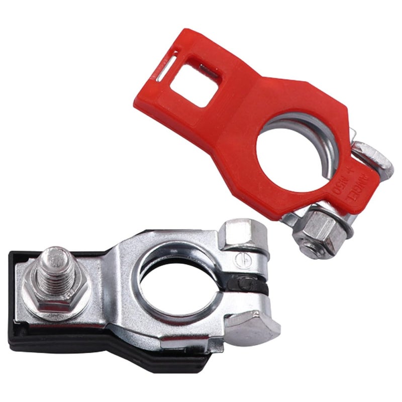 Heavy Duty Battery Terminal Clamp Pair Top Post Cable Connector For Car Truck Vehicle - Image 2