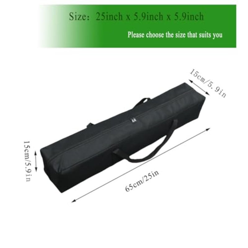Heavy Duty Water-Resistant Grill and Tent Storage Bag - XL Organizer for BBQ Utensils, Canopy, Hammock, Roof Top Tent and Fishing Rods with MOLLE Straps 25''(L x5.9''(W) x5.9''(H - Image 3