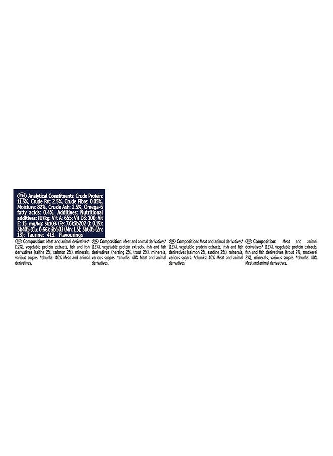 PURINA - Felix Doubly Delicious Fish Selection In Jelly Wet Cat Food Box  Pack Of 12 White 85grams - Image 1