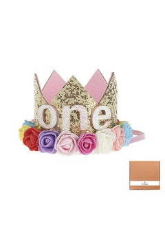 We Happy 1st 2nd 3rd One Two Three 1 2 3 Birthday Crown Party Photo Shoot Prop  - Image 1