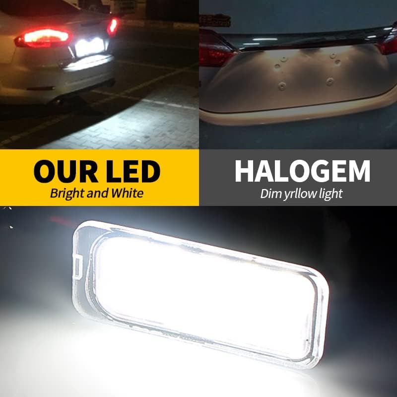 QASULER 2Pcs LED License Plate Light for Ford Vehicles - Image 5