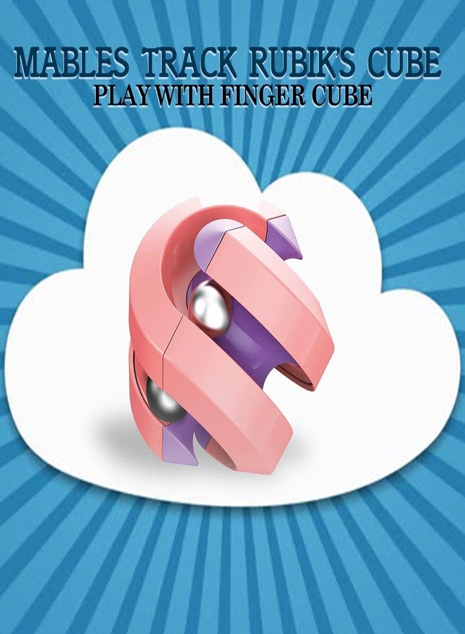 NVF Magic Marble Fidget Toys | New Fidget Reliver Stress Toys | Bead Orbit Finger Spinner Sensory Toys | elieve Stress Metal Pinball Puzzle Rotating Bead Toys - Image 4