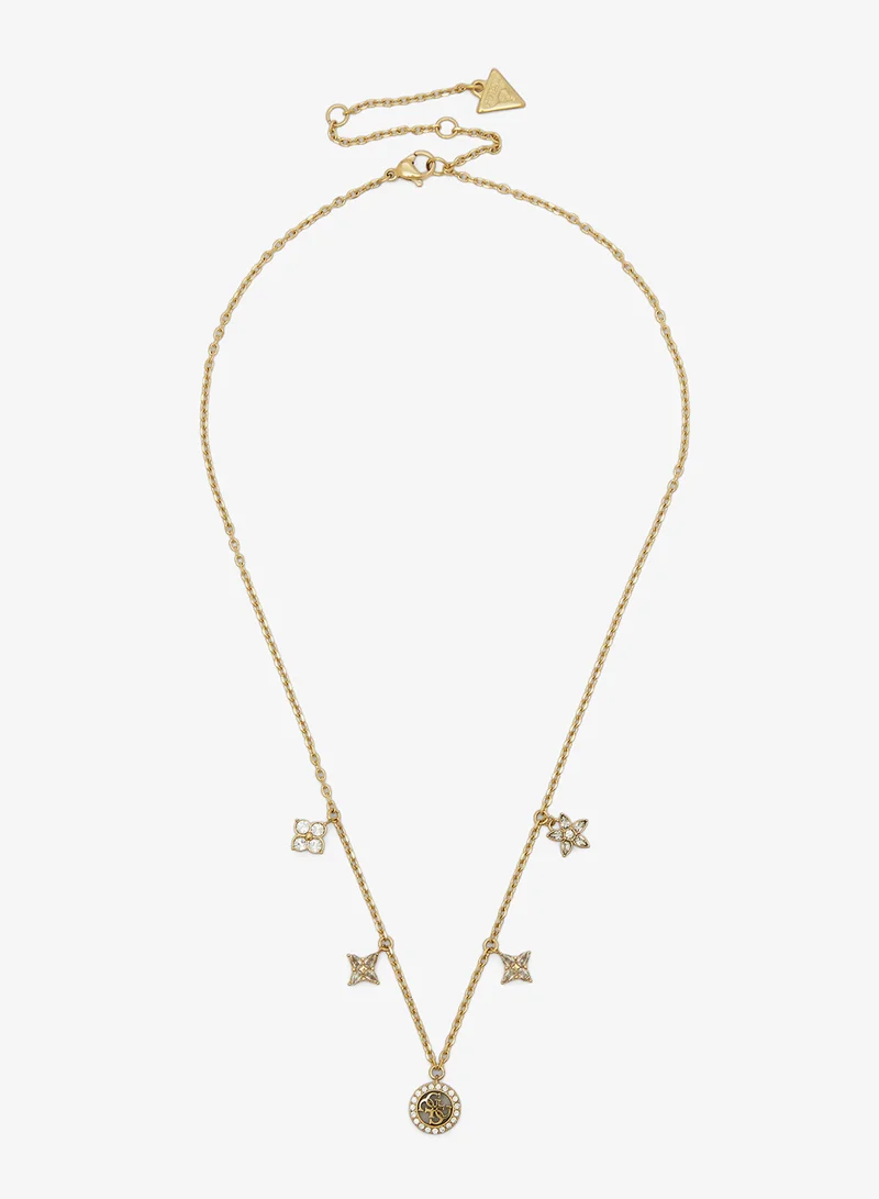GUESS Flower Charms Necklace