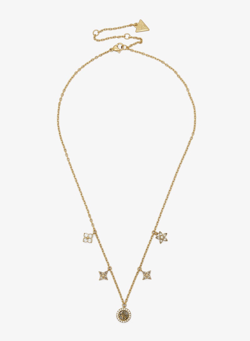 جس قلادة بتعليقات زهور - Image 1