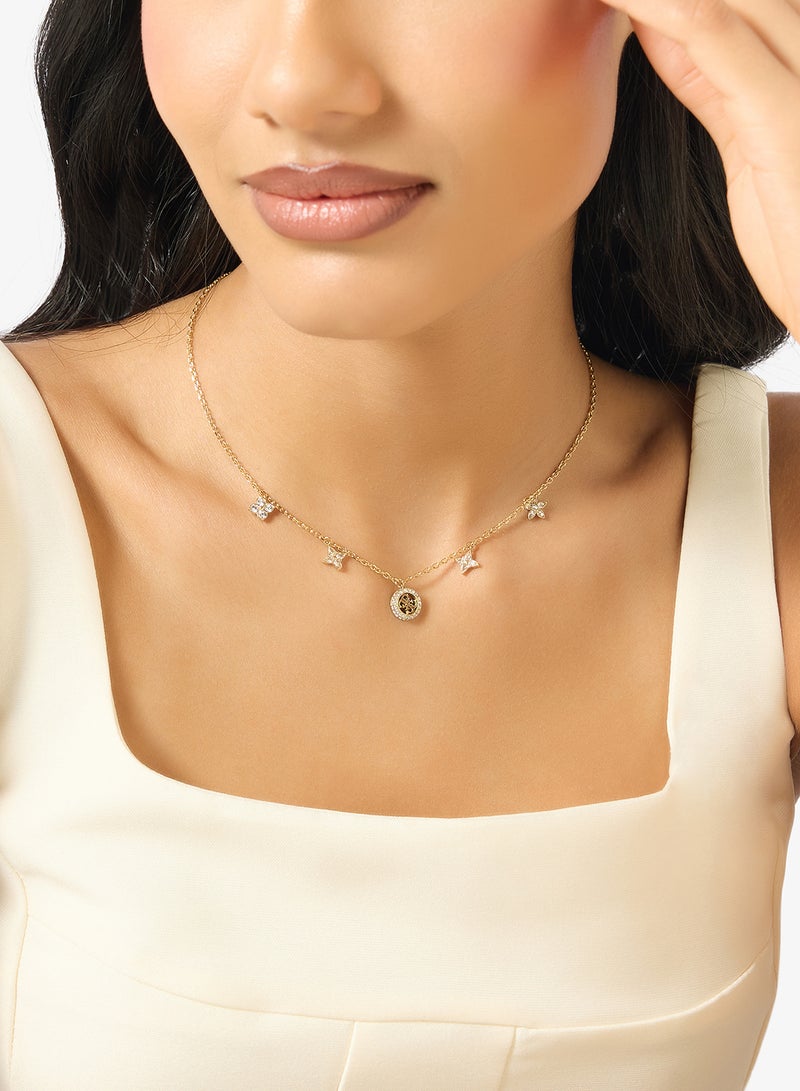 جس قلادة بتعليقات زهور - Image 5